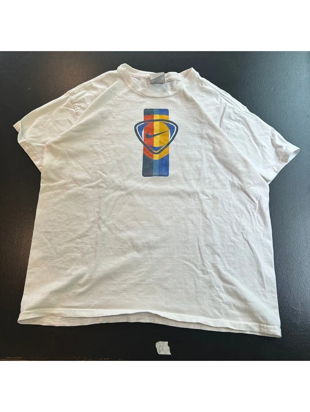 Nike Soccer White Graphic T-Shirt XL Made in USA